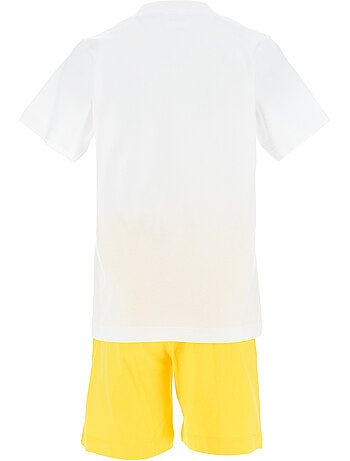 Pijama curto pokémon branco menino | licença oficial