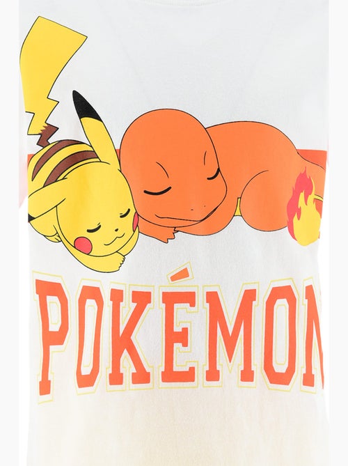 Pijama curto pokémon branco menino | licença oficial - Kiabi Pijama curto pokémon branco menino | licença oficial - Kiabi