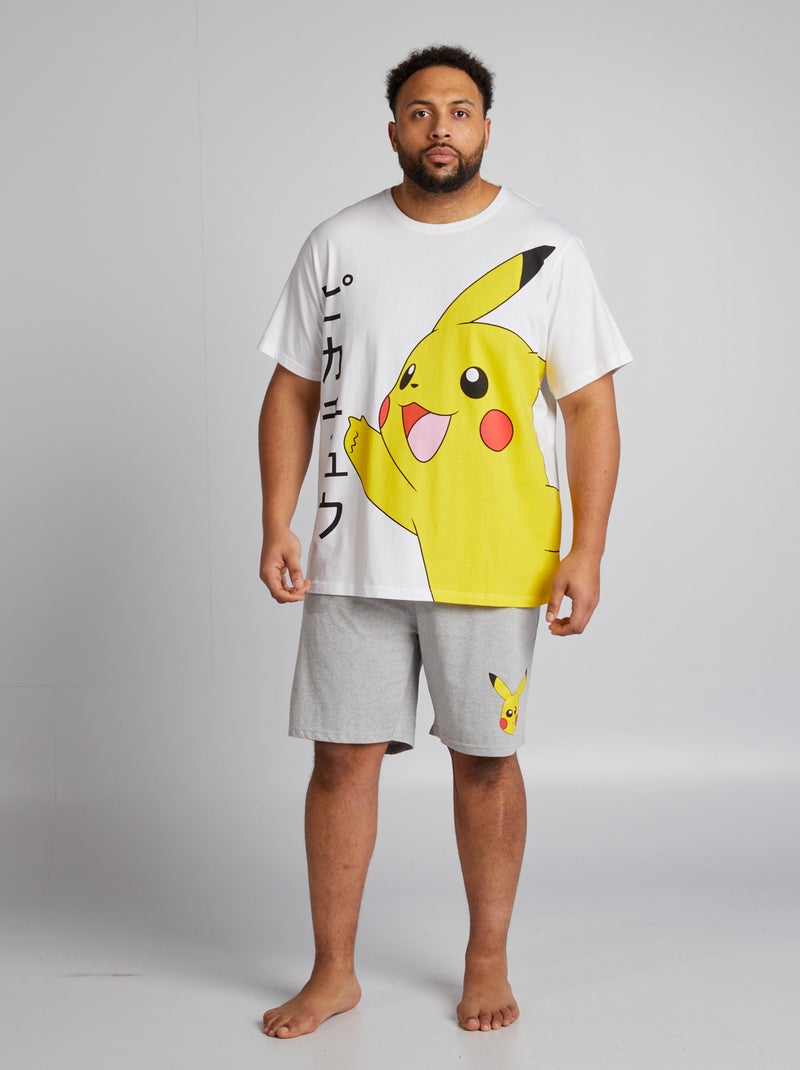 Pijama curto 'Pokémon' CINZA - Kiabi