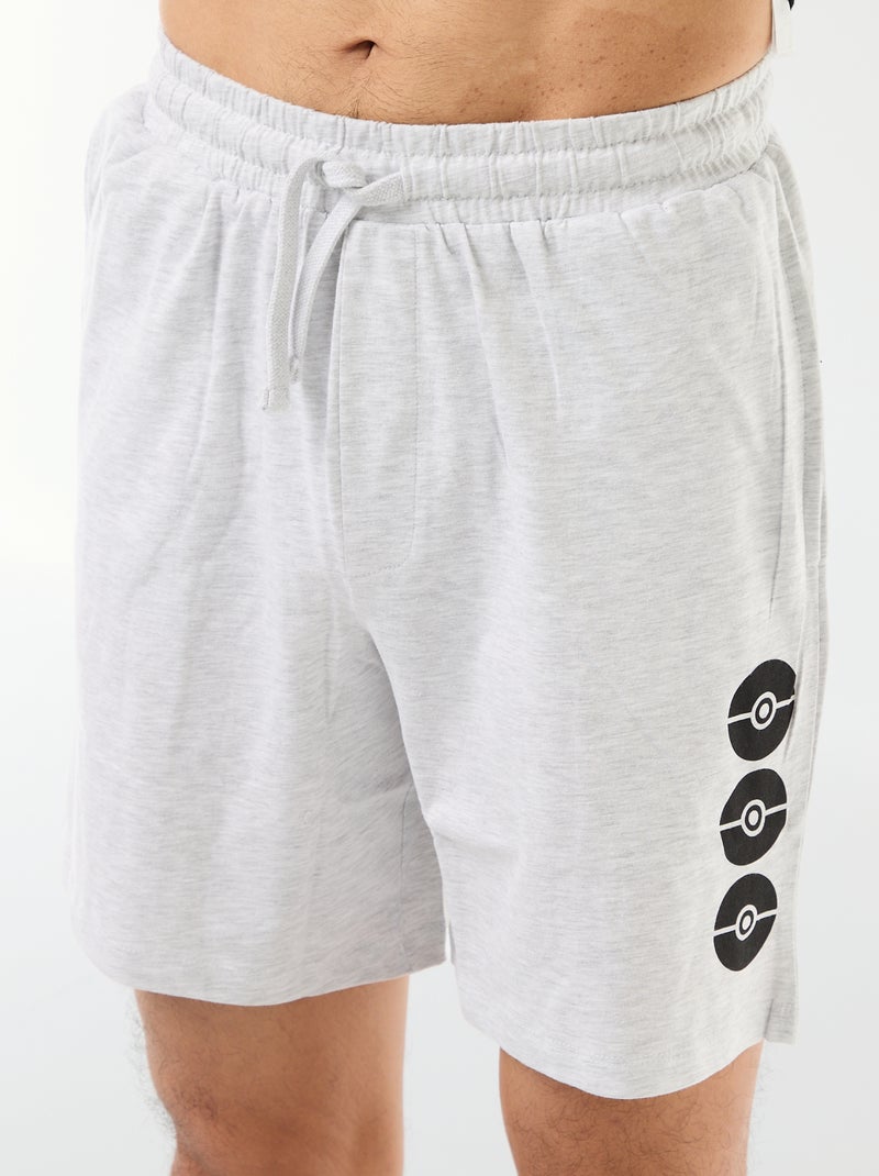 Pijama curto 'Pokemon' Preto - Kiabi