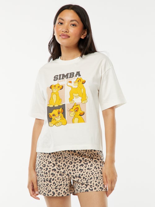 Pijama curto 'Simba'  - 2 peças - Kiabi