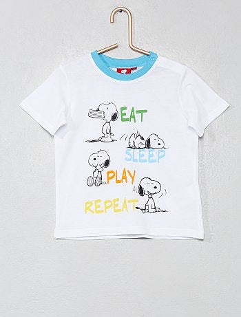 Pijama curto 'Snoopy' - Kiabi