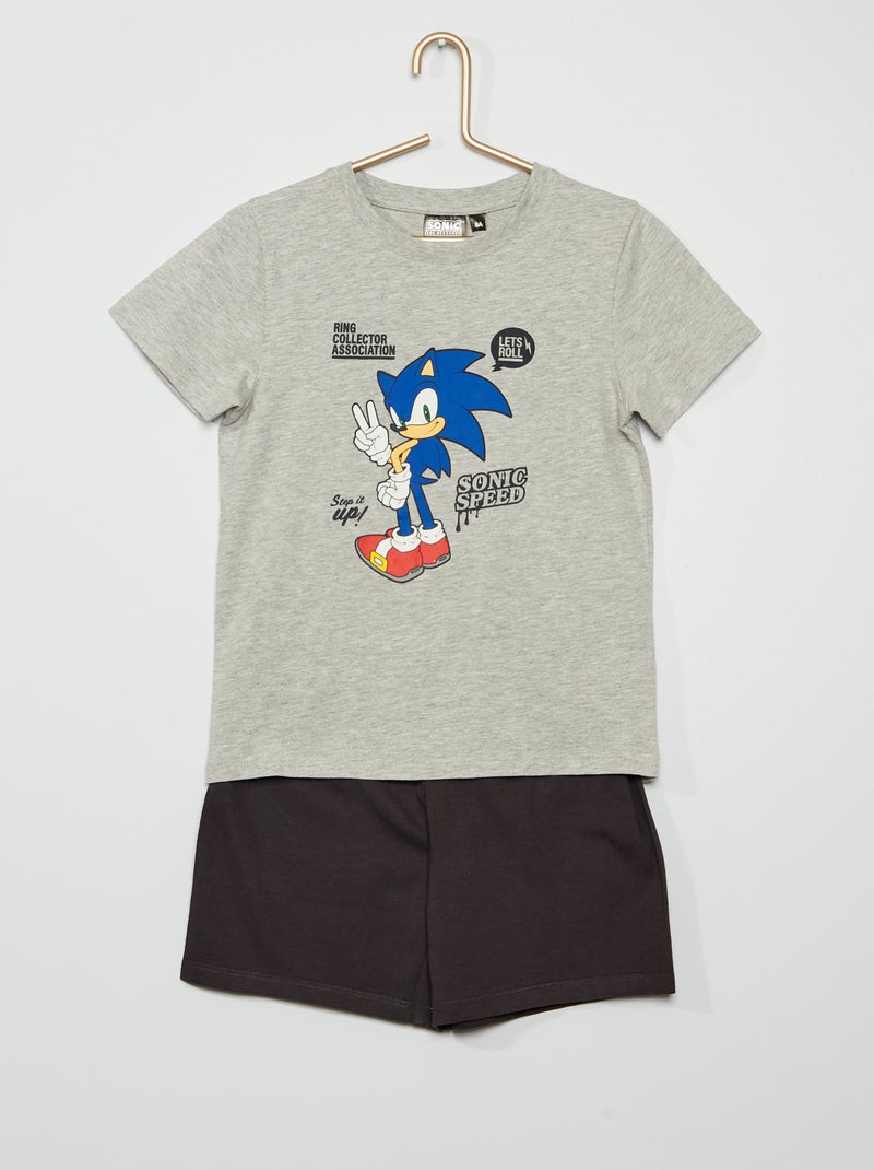 Pijama curto 'Sonic' BRANCO - Kiabi