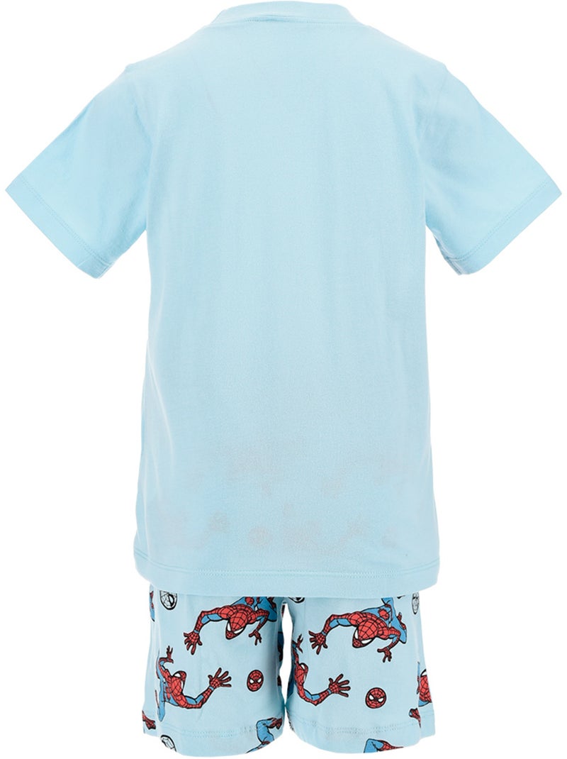 Pijama curto spider-man azul menino | licença oficial Azul - Kiabi