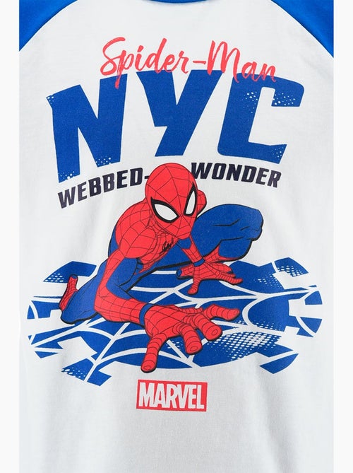 Pijama curto spider-man branco menino | licença oficial - Kiabi Pijama curto spider-man branco menino | licença oficial - Kiabi