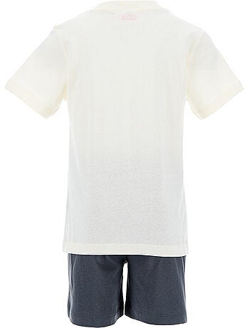 Pijama curto spider-man branco menino | licença oficial