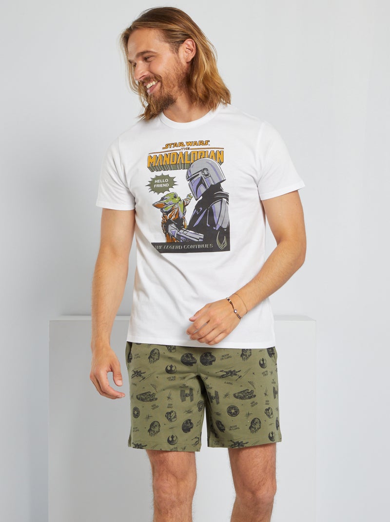 Pijama curto 'Star Wars' - 2 peças CINZA - Kiabi
