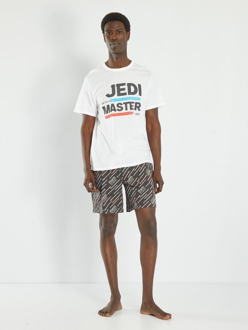 Pijama curto 'Star Wars' em jersey - 2 peças PRETO - Kiabi
