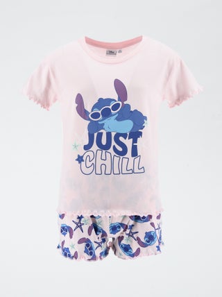 Pijama curto 'Stitch'  - 2 peças
