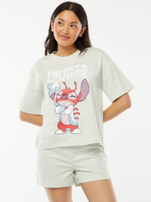 Pijama curto 'Stitch'  - 2 peças - Kiabi
