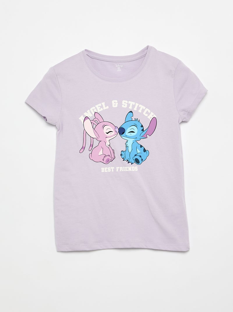 Pijama curto 'Stitch' - 2 peças Violeta - Kiabi