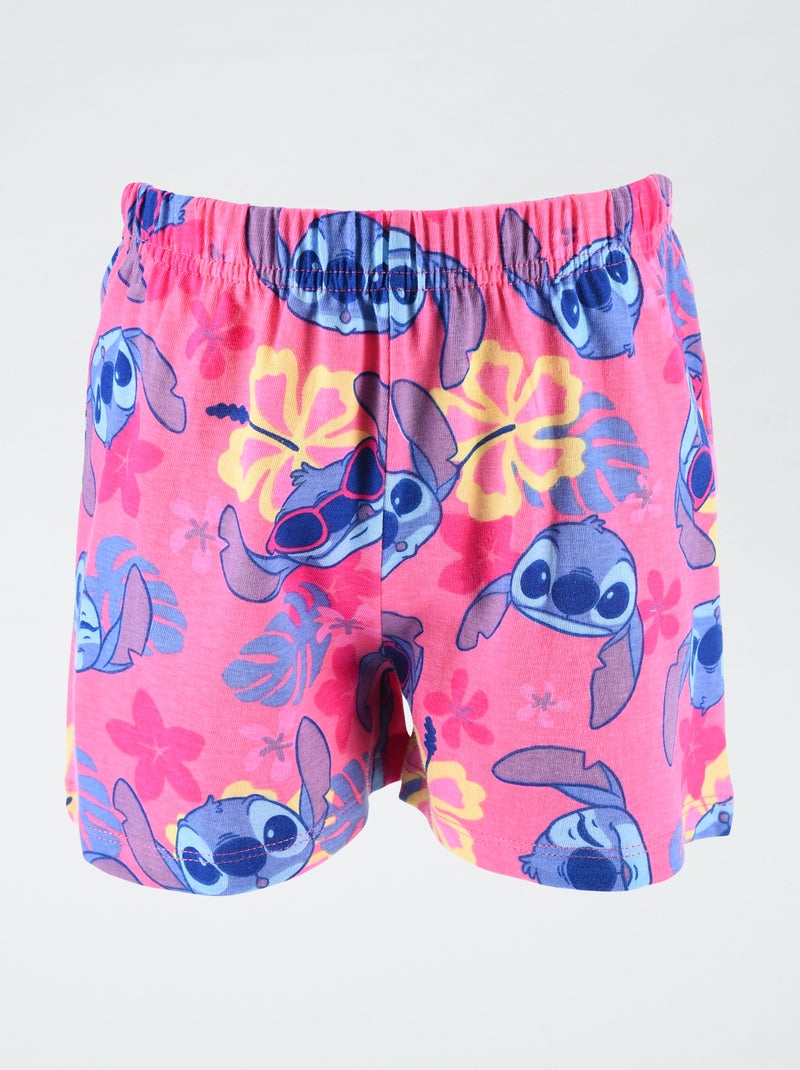 Pijama curto 'Stitch' ROSA - Kiabi