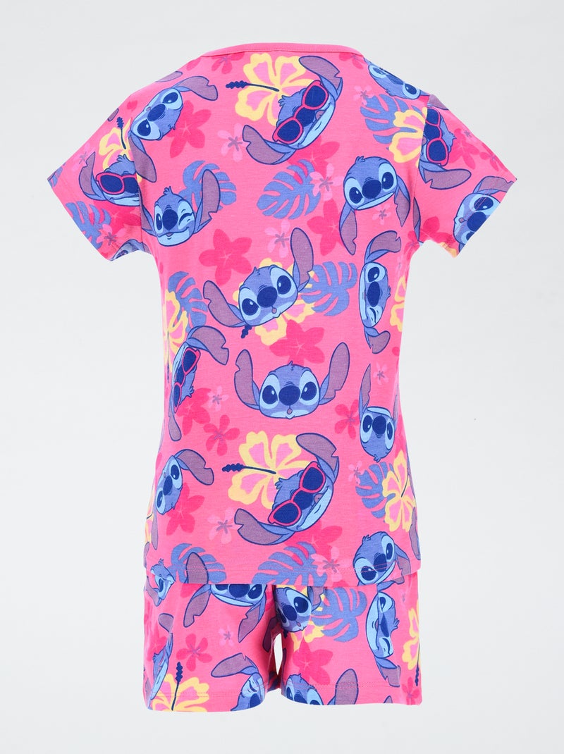 Pijama curto 'Stitch' ROSA - Kiabi