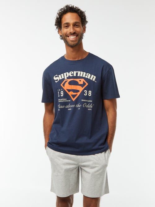 Pijama curto 'Super-Homem' 'DC Comics' - 2 peças - Kiabi