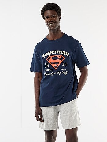 Pijama curto 'Superman' t-shirt + calções - 2 peças