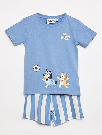 Pijama curto t-shirt + calções 'Bluey' - 2 peças