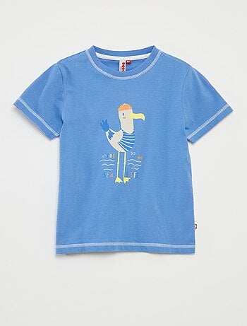 Pijama curto t-shirt + calções com riscas - 2 peças
