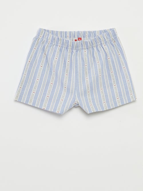 Pijama curto t-shirt + calções 'Dia da Mãe' - 2 peças - Kiabi