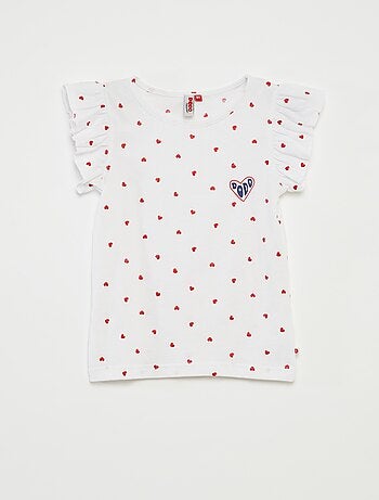 Pijama curto t-shirt + calções 'Dia da Mãe' - 2 peças