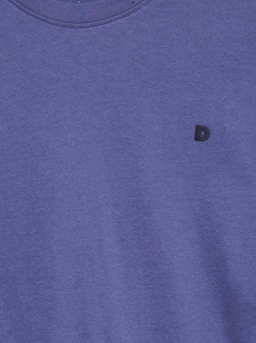 Pijama curto t-shirt + calções em jersey - 2 peças - Kiabi