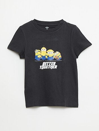 Pijama curto t-shirt + calções 'Minions' - 2 peças