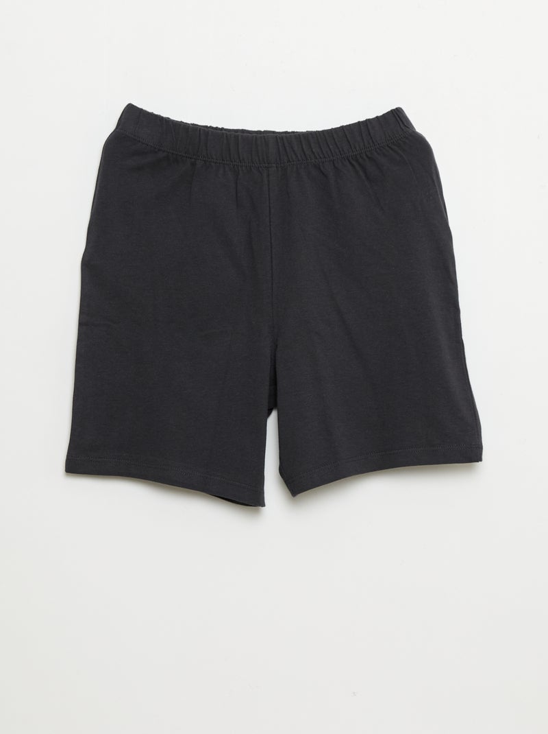 Pijama curto t-shirt + calções 'Minions' - 2 peças Preto - Kiabi