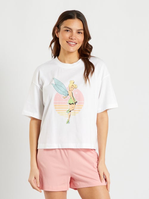Pijama curto t-shirt + calções 'Sininho' 'Disney' - 2 peças - Kiabi