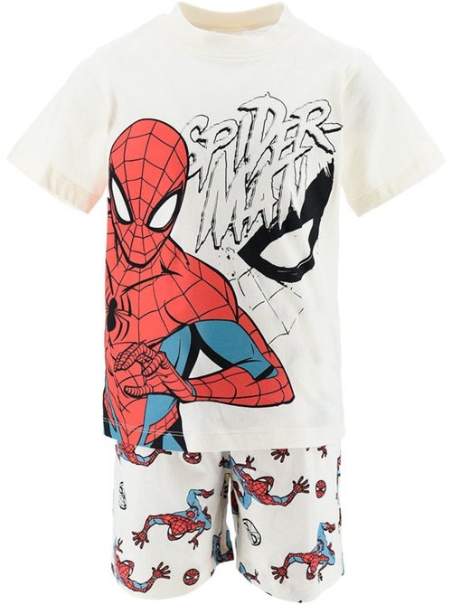 Pijama curto t-shirt + calções spiderman menino | licença oficial - Kiabi Pijama curto t-shirt + calções spiderman menino | licença oficial - Kiabi