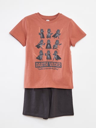 Pijama curto t-shirt + calções 'Star Wars'  - 2 peças