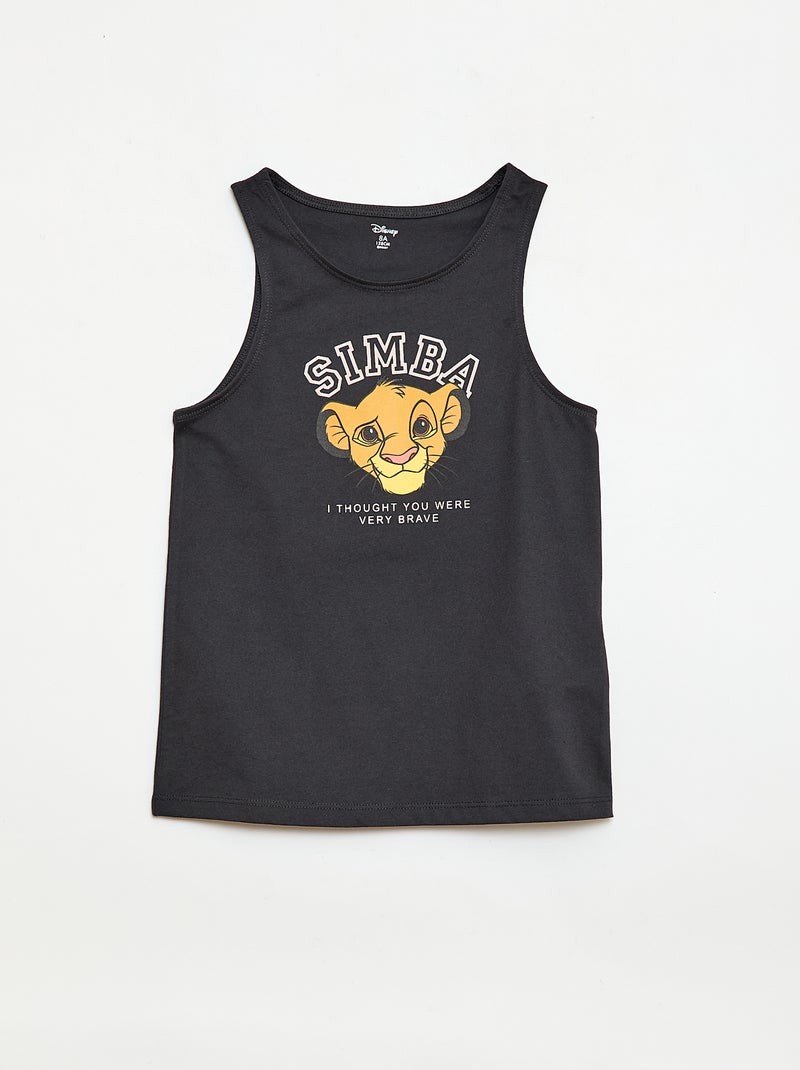 Pijama curto + T-shirt 'Disney' Preto - Kiabi