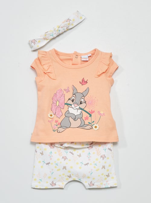 Pijama curto 'Tambor' 'Disney' - 2 peças - Kiabi
