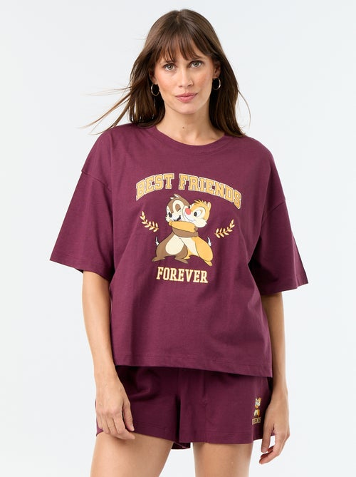 Pijama curto 'Tico e Teco' - 2 peças - Kiabi Pijama curto 'Tico e Teco' - 2 peças - Kiabi
