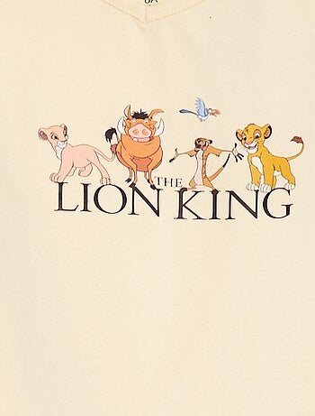 Pijama curto top + calções 'Disney' - 2 peças