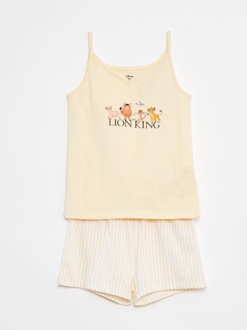 Pijama curto top + calções 'Disney'  - 2 peças - Kiabi