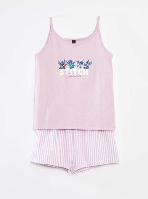 Pijama curto top + calções 'Disney'  - 2 peças - Kiabi