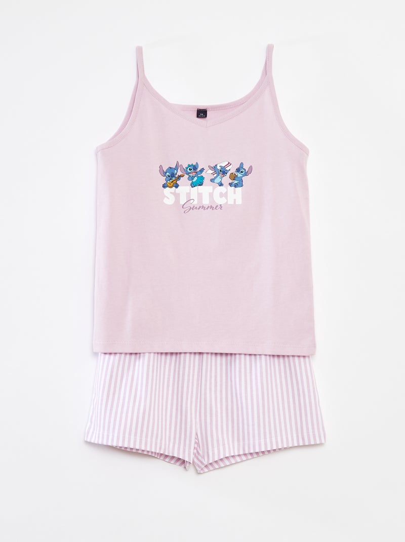 Pijama curto top + calções 'Disney'  - 2 peças VIOLETA - Kiabi