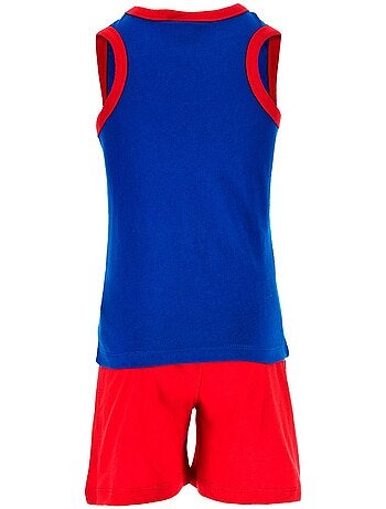 Pijama curto top de alças + calções cars menino | licença oficial