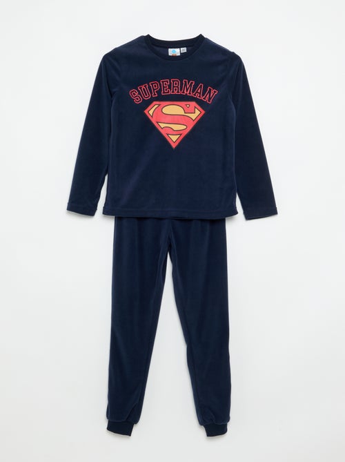 Pijama 'DC Comics' de 2 peças - T-shirt de manga comprida + calças - Kiabi