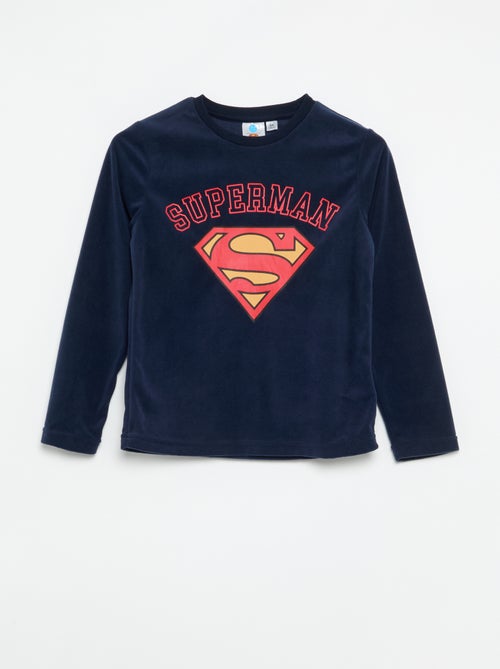 Pijama 'DC Comics' de 2 peças - T-shirt de manga comprida + calças - Kiabi