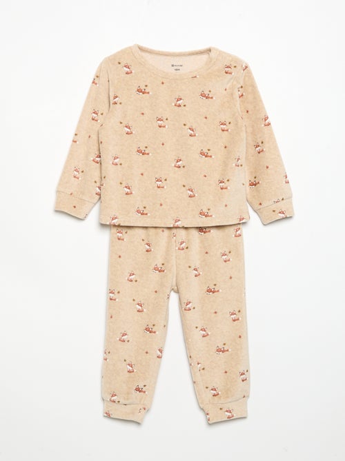 Pijama de 2 peças - Camisola + calças - Kiabi