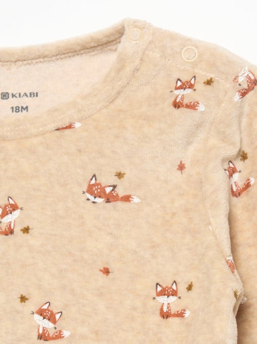 Pijama de 2 peças - Camisola + calças - Kiabi