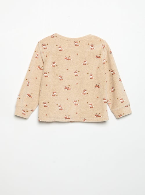 Pijama de 2 peças - Camisola + calças - Kiabi