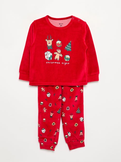 Pijama de 2 peças - Camisola + calças - Kiabi