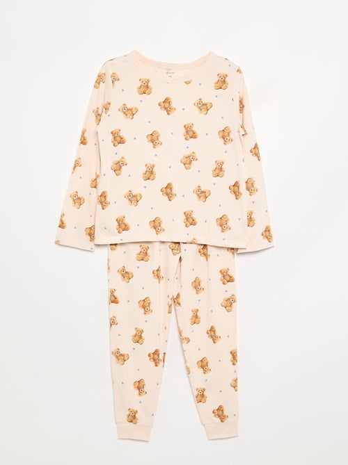 Pijama de 2 peças - Pack de 2 - Kiabi