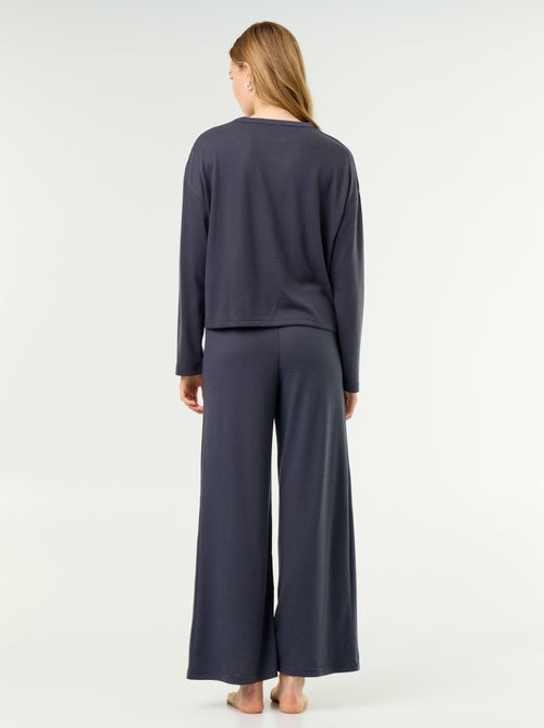 Pijama de 2 peças - Sweat + calças - Kiabi Pijama de 2 peças - Sweat + calças - Kiabi