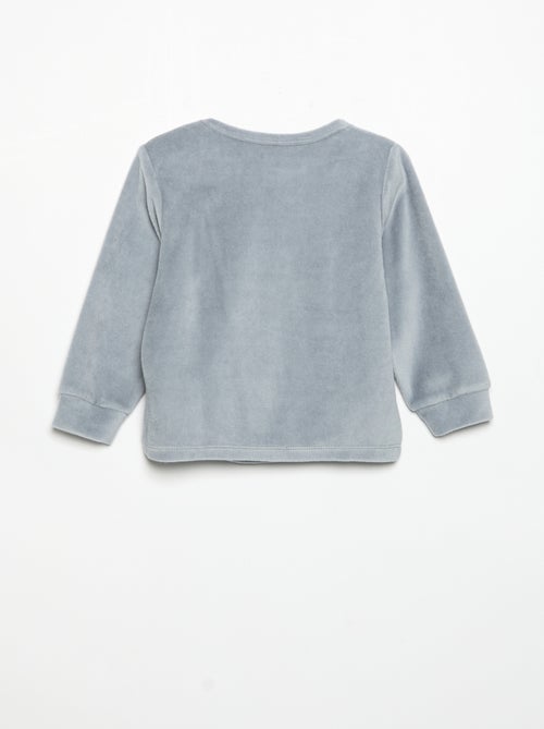 Pijama de 2 peças - Sweatshirt + calças - Kiabi Pijama de 2 peças - Sweatshirt + calças - Kiabi