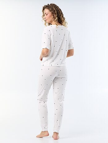 Pijama de 2 peças - t-shirt + calças