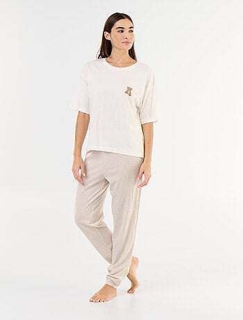 Pijama de 2 peças - t-shirt + calças