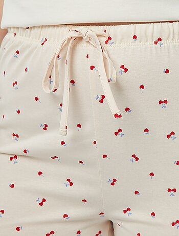 Pijama de 2 peças - t-shirt + calças estampado