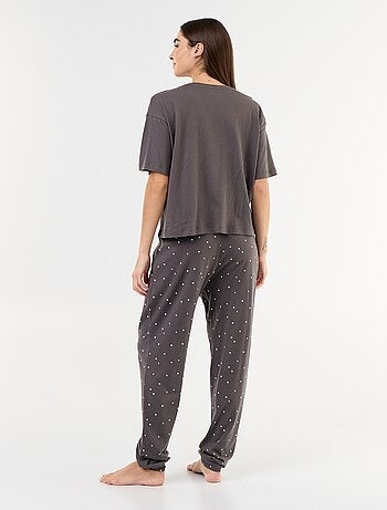 Pijama de 2 peças - t-shirt + calças